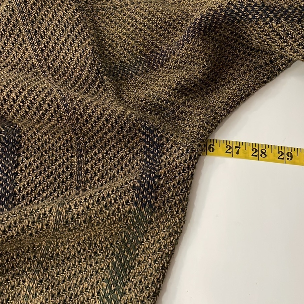 Towncraft Vintage Oversized Grandpa Knit Sweater Cozy Relaxed Fit Size L - Picture 8 of 10